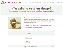 Tablet Screenshot of alerta-capilar.com